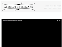 Tablet Screenshot of absolutetelemark.com